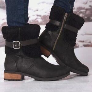 UGG Australia Blayre II Boots 1008220 Black Leather